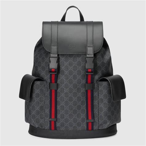 sac homme gucci|gucci men's rucksack.